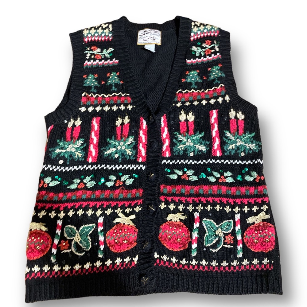 Vintage Ugly Christmas Vest